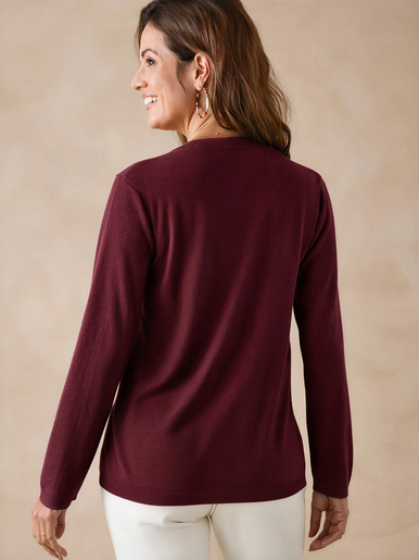 Cardigan avec jeux de torsades