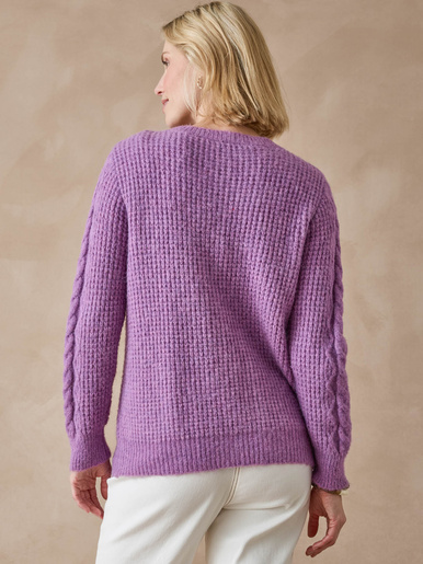 Gilet en maille fantaisie
