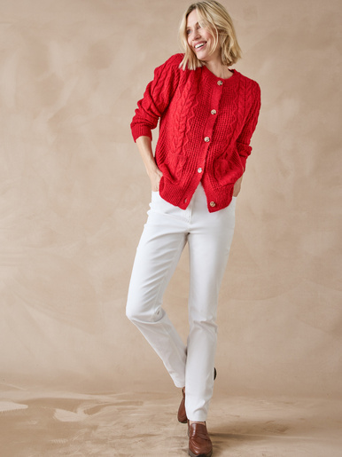 Gilet en maille fantaisie