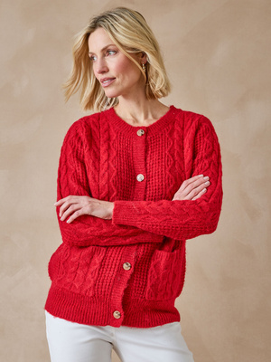 Gilet en maille fantaisie