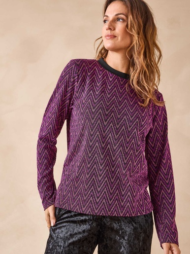Tee-shirt manches longues - Daxon - Rose