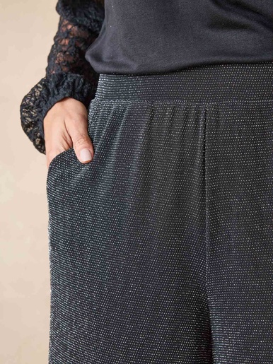 Pantalon en maille fantaisie