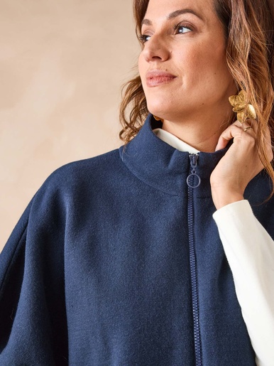 Cape en maille milano