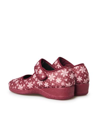 Pantoufles ballerines à scratch