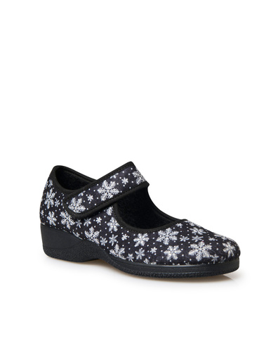 Pantoufles ballerines à scratch