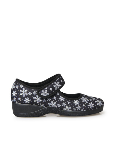 Pantoufles ballerines à scratch