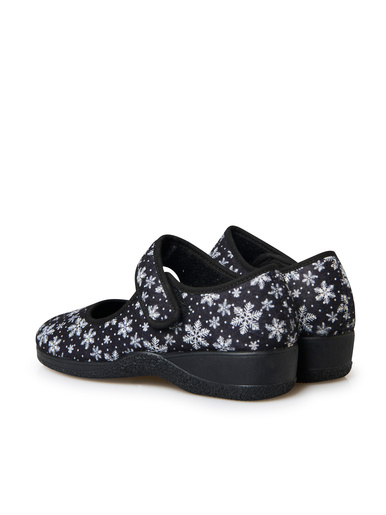 Pantoufles ballerines à scratch