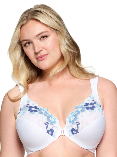Soutien-gorge à armatures ouvert devant - Glamorise - Blanc
