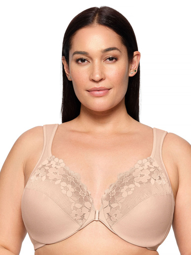 Soutien-gorge à armatures ouvert devant - Glamorise - Chair