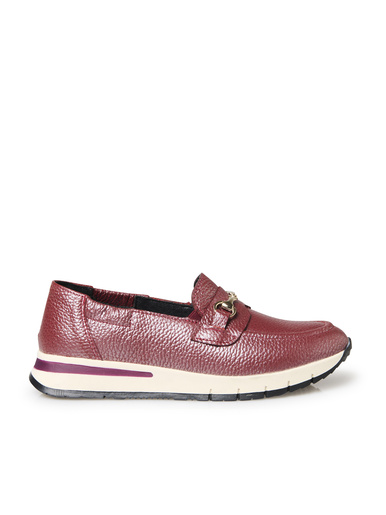 Mocassins compensées élastiqués côtés