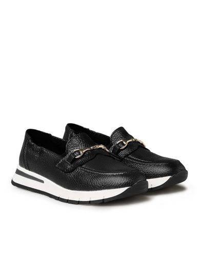 Mocassins compensées élastiqués côtés
