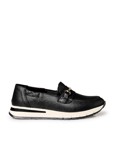 Mocassins compensées élastiqués côtés