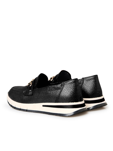 Mocassins compensées élastiqués côtés