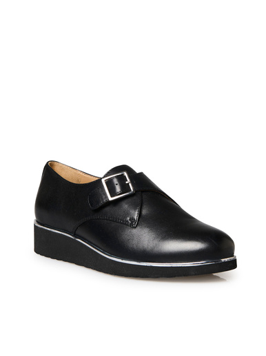 Derbies cuir avec boucle