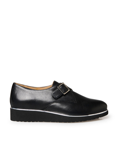 Derbies cuir avec boucle
