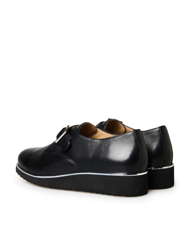 Derbies cuir avec boucle