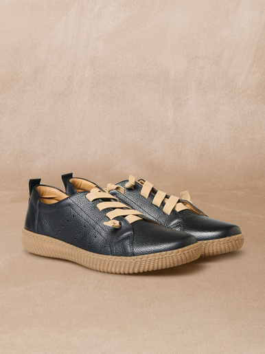 Derbies à lacets élastiqués