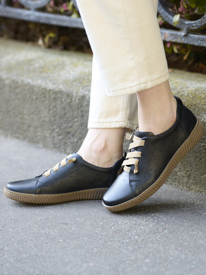 Derbies à lacets élastiqués