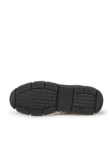 Boots fourrées zippées et lacées