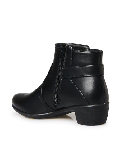 Boots zippées esprit cavalière