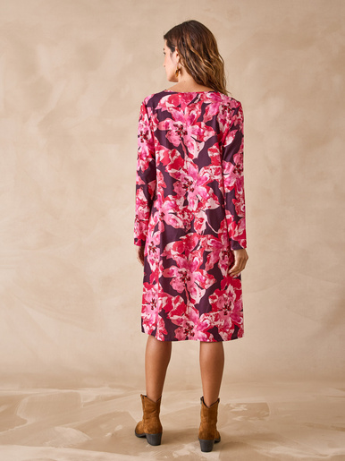 Robe en maille crêpe