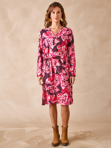 Robe en maille crêpe