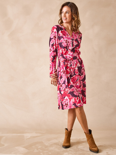 Robe en maille crêpe