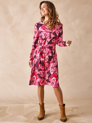 Robe en maille crêpe