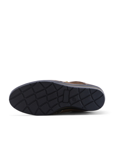 Derbies détails métallisés zip et lacets
