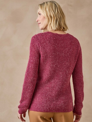 Pull avec laine et alpaga