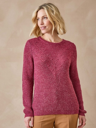 Pull avec laine et alpaga