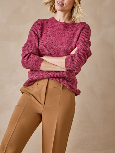 Pull avec laine et alpaga