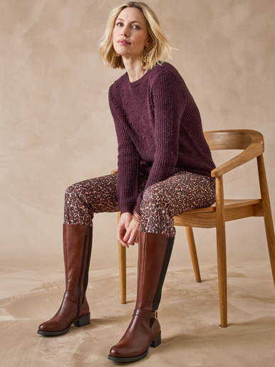 Pull avec laine et alpaga
