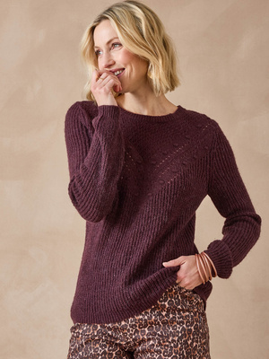 Pull avec laine et alpaga