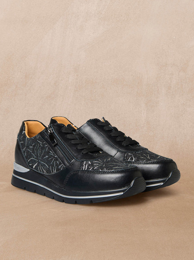 Derbies zippés et lacés semelle amovible