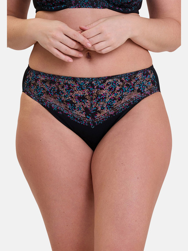 Slip Suzie Fantaisie - Sans Complexe - Imprimé petites fleurs rose & bleu