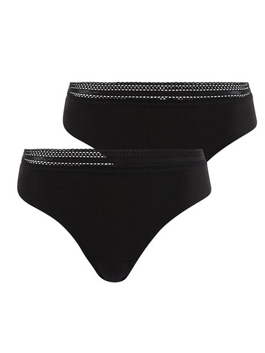 Lot de 2 slips Invisible Coton
