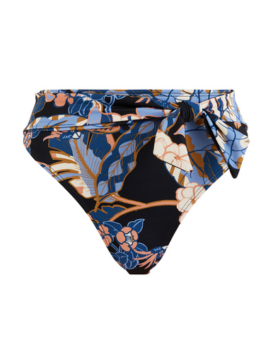 Slip de bain Fidji - Sans Complexe - Imprimé exotique noir