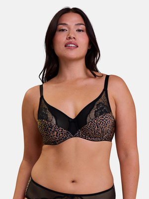 Soutien-gorge plongeant à armatures Léna