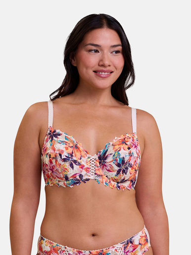 Soutien-gorge à armatures Arum Mosaic - Sans Complexe - Imprimé fleurs du paradis