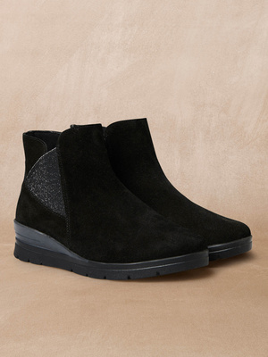 Boots élastiquées et zippées