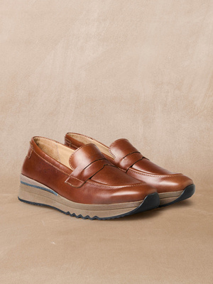 Mocassins compensés aérosemelle amovible