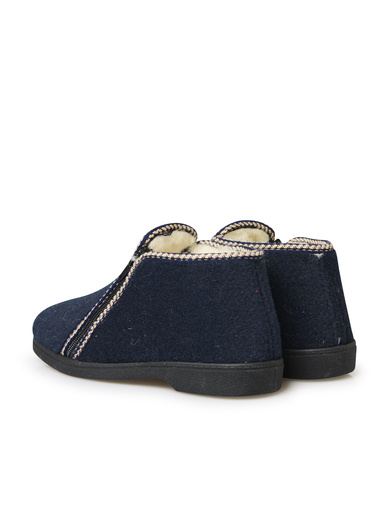 Pantoufles bottillons doublées 80% laine