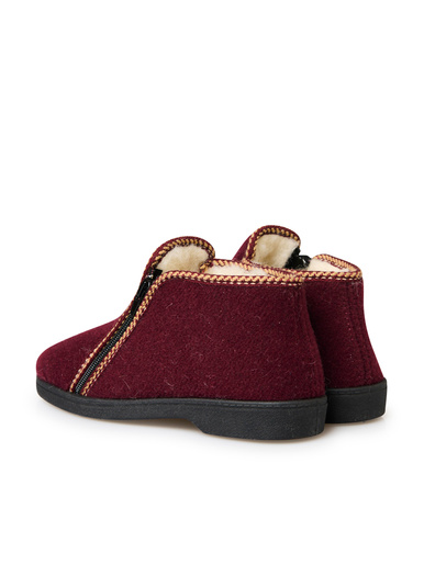 Pantoufles bottillons doublées 80% laine