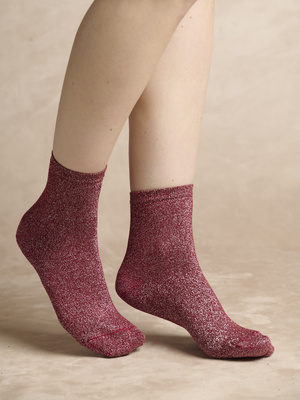 Lot 3 paires mi-chaussettes brillantes