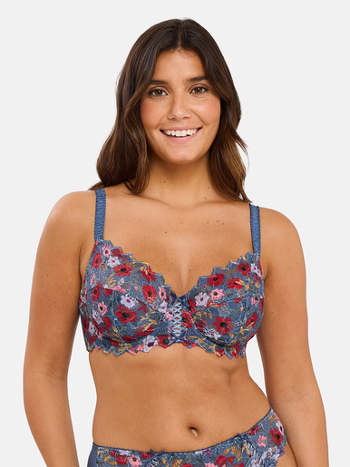 Soutien-gorge Arum à armatures - Sans Complexe - Imprime bleu