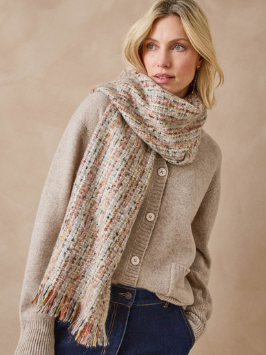 Etole maille douce avec mohair