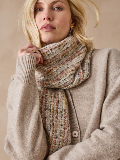 Etole maille douce avec mohair