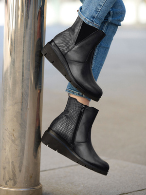 Boots compenséss talon 5 cm