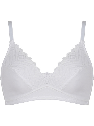 Soutien-gorge Giorgia sans armatures - Naturana - Blanc
